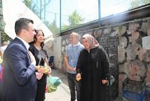 AYVALI PAZAR YERİ - AŞAĞI EĞLENCE - KIZILAY KURBAN BAYRAMI ZİYARETİ