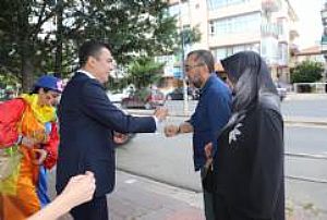 AYVALI PAZAR YERİ - AŞAĞI EĞLENCE - KIZILAY KURBAN BAYRAMI ZİYARETİ