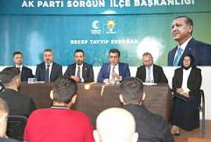 AK PARTİ GENEL MERKEZ TEŞKİLAT BAŞKANLIĞI TÜRKİYE BULUŞMALARI PROGRAMI YOZGAT -  SORGUN  