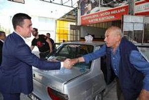 KAHRAMANKAZAN ESNAF VE HASTANE ZİYARETİ