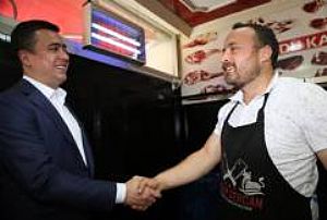 KAHRAMANKAZAN ESNAF VE HASTANE ZİYARETİ