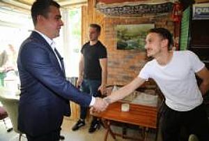 KAHRAMANKAZAN ESNAF VE HASTANE ZİYARETİ