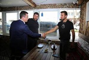 KAHRAMANKAZAN ESNAF VE HASTANE ZİYARETİ