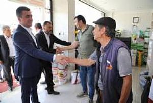 KAHRAMANKAZAN ESNAF VE HASTANE ZİYARETİ