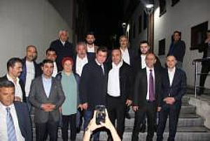 HAYMANA DERNEKLER FEDERASYONU/ PURSAKLAR/ ÇUBUK MUHTARLARLA TOPLANTI/ ÇUBUK PAZAR YERİ 