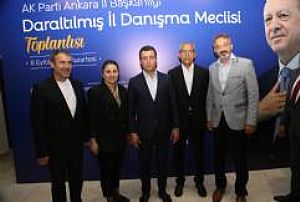 AK PARTİ ANKARA İL BAŞKANLIĞI DARALTILMIŞ İL DANIŞMA MECLİSİ TOPLANTISI
