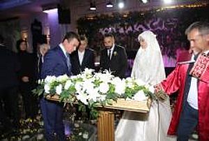 AK PARTİ İL BAŞKAN YARDIMCISI CEMAL GÜNGÖR'ÜN KIZI HATİCE ZÜLAL İLE MUHAMMED RECEP'İN NİKAH MERASİMİ