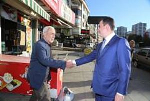AK PARTİ MAMAK İLÇE BAŞKANLIĞI - TAZİYE, ESNAF VE PAZAR YERİ ZİYARETLERİ
