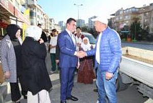 AK PARTİ MAMAK İLÇE BAŞKANLIĞI - TAZİYE, ESNAF VE PAZAR YERİ ZİYARETLERİ