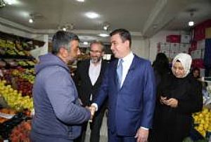 AK PARTİ MAMAK İLÇE BAŞKANLIĞI - TAZİYE, ESNAF VE PAZAR YERİ ZİYARETLERİ