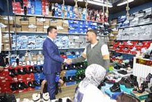 AK PARTİ MAMAK İLÇE BAŞKANLIĞI - TAZİYE, ESNAF VE PAZAR YERİ ZİYARETLERİ