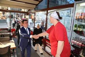 AK PARTİ MAMAK İLÇE BAŞKANLIĞI - TAZİYE, ESNAF VE PAZAR YERİ ZİYARETLERİ