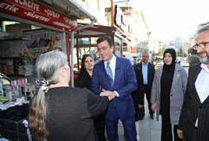 AK PARTİ MAMAK İLÇE BAŞKANLIĞI - TAZİYE, ESNAF VE PAZAR YERİ ZİYARETLERİ