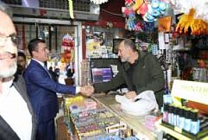 AK PARTİ MAMAK İLÇE BAŞKANLIĞI - TAZİYE, ESNAF VE PAZAR YERİ ZİYARETLERİ