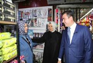 AK PARTİ MAMAK İLÇE BAŞKANLIĞI - TAZİYE, ESNAF VE PAZAR YERİ ZİYARETLERİ