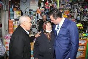 AK PARTİ MAMAK İLÇE BAŞKANLIĞI - TAZİYE, ESNAF VE PAZAR YERİ ZİYARETLERİ