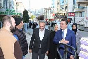 AK PARTİ MAMAK İLÇE BAŞKANLIĞI - TAZİYE, ESNAF VE PAZAR YERİ ZİYARETLERİ