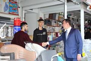 AK PARTİ MAMAK İLÇE BAŞKANLIĞI - TAZİYE, ESNAF VE PAZAR YERİ ZİYARETLERİ