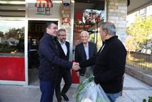 AK PARTİ MAMAK İLÇE BAŞKANLIĞI - TAZİYE, ESNAF VE PAZAR YERİ ZİYARETLERİ
