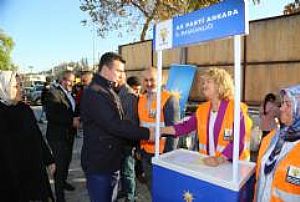 AK PARTİ MAMAK İLÇE BAŞKANLIĞI - TAZİYE, ESNAF VE PAZAR YERİ ZİYARETLERİ