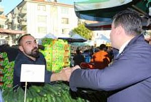 AK PARTİ MAMAK İLÇE BAŞKANLIĞI - TAZİYE, ESNAF VE PAZAR YERİ ZİYARETLERİ