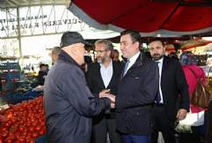AK PARTİ MAMAK İLÇE BAŞKANLIĞI - TAZİYE, ESNAF VE PAZAR YERİ ZİYARETLERİ