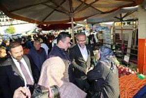 AK PARTİ MAMAK İLÇE BAŞKANLIĞI - TAZİYE, ESNAF VE PAZAR YERİ ZİYARETLERİ