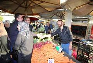 AK PARTİ MAMAK İLÇE BAŞKANLIĞI - TAZİYE, ESNAF VE PAZAR YERİ ZİYARETLERİ