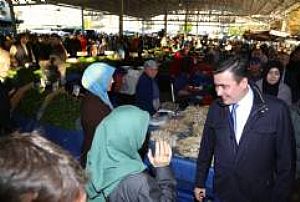 AK PARTİ MAMAK İLÇE BAŞKANLIĞI - TAZİYE, ESNAF VE PAZAR YERİ ZİYARETLERİ
