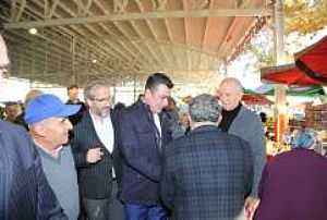 AK PARTİ MAMAK İLÇE BAŞKANLIĞI - TAZİYE, ESNAF VE PAZAR YERİ ZİYARETLERİ