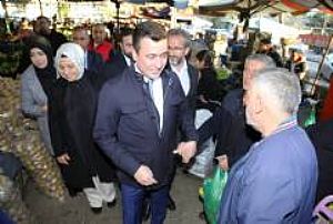AK PARTİ MAMAK İLÇE BAŞKANLIĞI - TAZİYE, ESNAF VE PAZAR YERİ ZİYARETLERİ