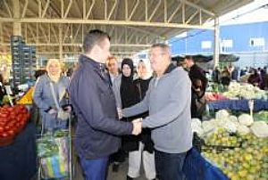 AK PARTİ MAMAK İLÇE BAŞKANLIĞI - TAZİYE, ESNAF VE PAZAR YERİ ZİYARETLERİ