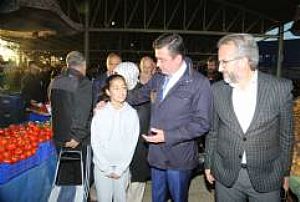 AK PARTİ MAMAK İLÇE BAŞKANLIĞI - TAZİYE, ESNAF VE PAZAR YERİ ZİYARETLERİ