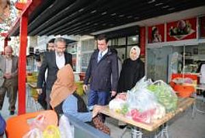 AK PARTİ MAMAK İLÇE BAŞKANLIĞI - TAZİYE, ESNAF VE PAZAR YERİ ZİYARETLERİ