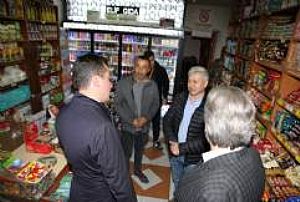 AK PARTİ MAMAK İLÇE BAŞKANLIĞI - TAZİYE, ESNAF VE PAZAR YERİ ZİYARETLERİ