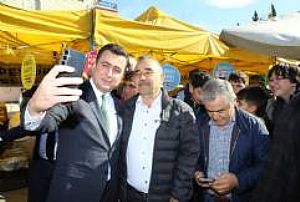 AK PARTİ KEÇİÖREN İLÇE BAŞKANLIĞI ESNAF VE PAZAR YERİ ZİYARETLERİ