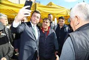 AK PARTİ KEÇİÖREN İLÇE BAŞKANLIĞI ESNAF VE PAZAR YERİ ZİYARETLERİ