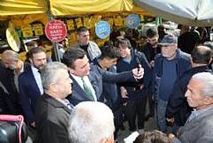 AK PARTİ KEÇİÖREN İLÇE BAŞKANLIĞI ESNAF VE PAZAR YERİ ZİYARETLERİ