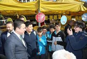 AK PARTİ KEÇİÖREN İLÇE BAŞKANLIĞI ESNAF VE PAZAR YERİ ZİYARETLERİ