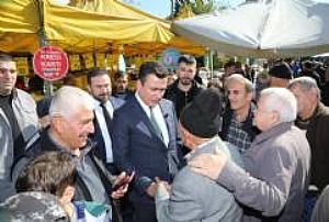 AK PARTİ KEÇİÖREN İLÇE BAŞKANLIĞI ESNAF VE PAZAR YERİ ZİYARETLERİ