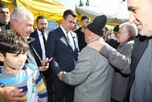 AK PARTİ KEÇİÖREN İLÇE BAŞKANLIĞI ESNAF VE PAZAR YERİ ZİYARETLERİ