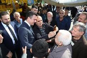AK PARTİ KEÇİÖREN İLÇE BAŞKANLIĞI ESNAF VE PAZAR YERİ ZİYARETLERİ