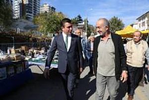 AK PARTİ KEÇİÖREN İLÇE BAŞKANLIĞI ESNAF VE PAZAR YERİ ZİYARETLERİ