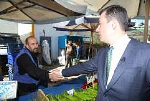 AK PARTİ KEÇİÖREN İLÇE BAŞKANLIĞI ESNAF VE PAZAR YERİ ZİYARETLERİ