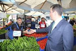 AK PARTİ KEÇİÖREN İLÇE BAŞKANLIĞI ESNAF VE PAZAR YERİ ZİYARETLERİ