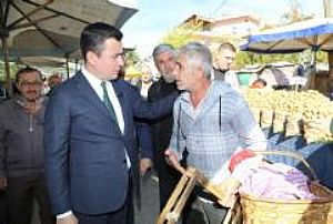 AK PARTİ KEÇİÖREN İLÇE BAŞKANLIĞI ESNAF VE PAZAR YERİ ZİYARETLERİ