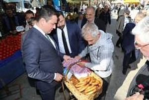 AK PARTİ KEÇİÖREN İLÇE BAŞKANLIĞI ESNAF VE PAZAR YERİ ZİYARETLERİ