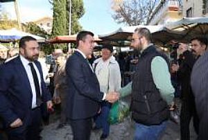 AK PARTİ KEÇİÖREN İLÇE BAŞKANLIĞI ESNAF VE PAZAR YERİ ZİYARETLERİ