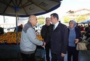 AK PARTİ KEÇİÖREN İLÇE BAŞKANLIĞI ESNAF VE PAZAR YERİ ZİYARETLERİ
