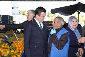 AK PARTİ KEÇİÖREN İLÇE BAŞKANLIĞI ESNAF VE PAZAR YERİ ZİYARETLERİ